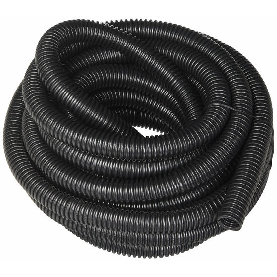 50' Feet 1/2" Black Split Loom Wire Flexible Tubing Wire Cover