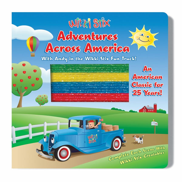 Wikki Stix Adventures Across America Interactive Board Book