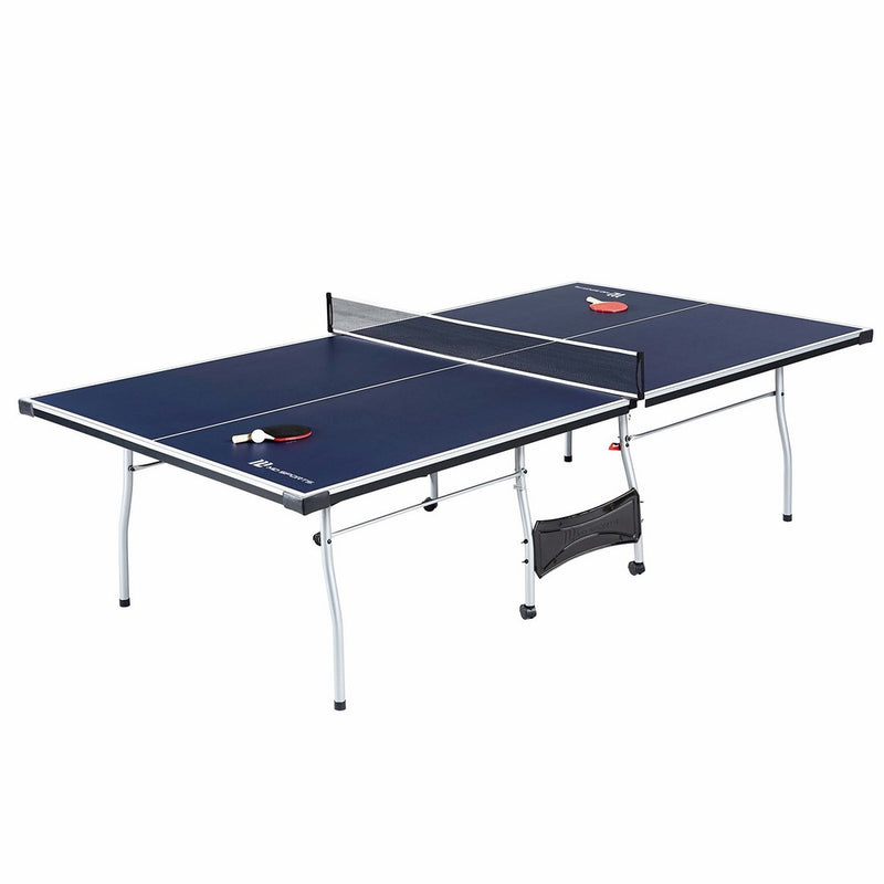 MD Sports Table Tennis Set, Regulation Ping Pong Table with Net, Paddles and Balls (8 Pieces)