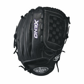 Louisville Slugger Xeno Softball Gloves, Left Hand, 12.75", Black/White