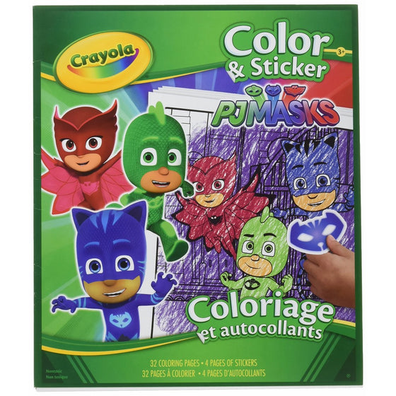 Crayola PJ Masks Color and Sticker Book