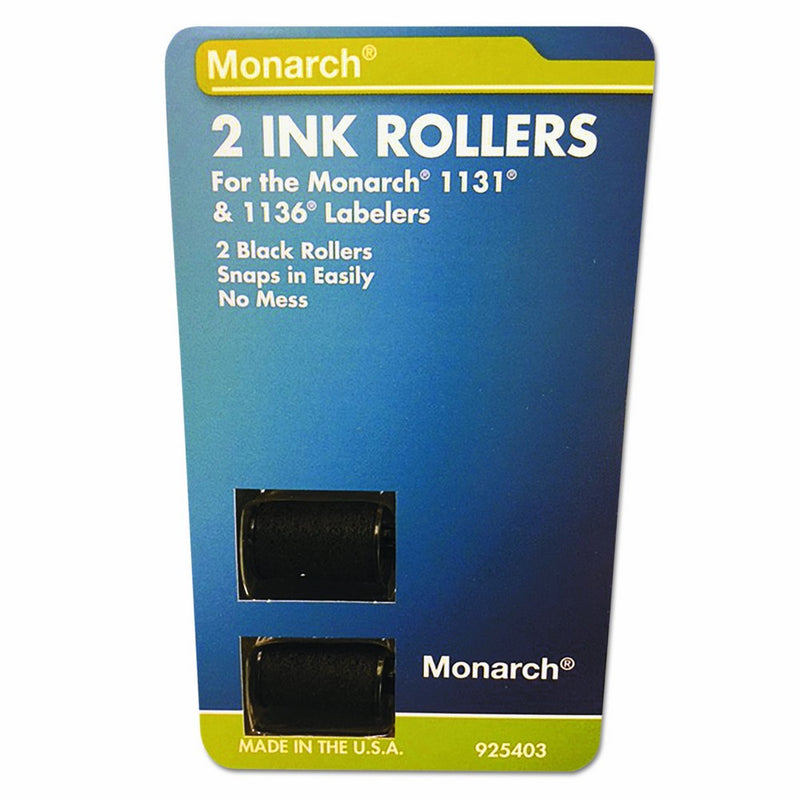 Monarch 925403 Replacement Ink Rollers, Black (Pack of 2)