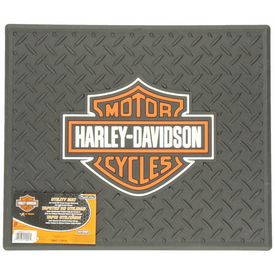 Plasticolor 001002R01 Harley-Davidson Logo 14" x 16.25" Utility Mat