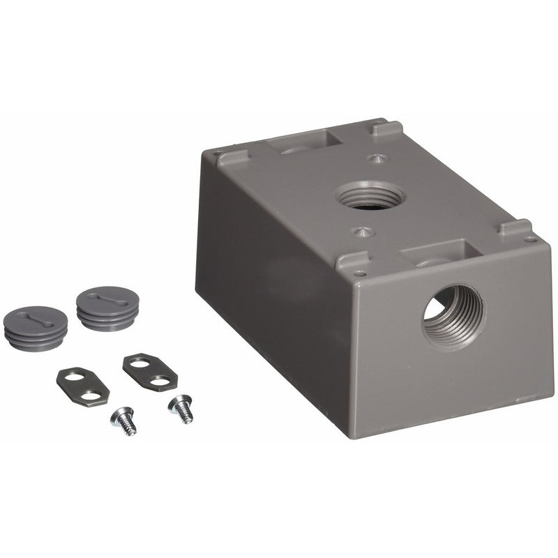 Hubbell-Bell 5320-5 Weatherproof Box with 4-1/2-Inch X 2-3/4-Inch Gang