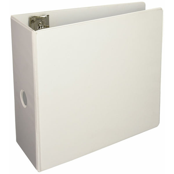 Sparco Slant Ring View Binder, 5 Inches Capacity, 8-1/2 x 11 Inches, White (SPR62473)