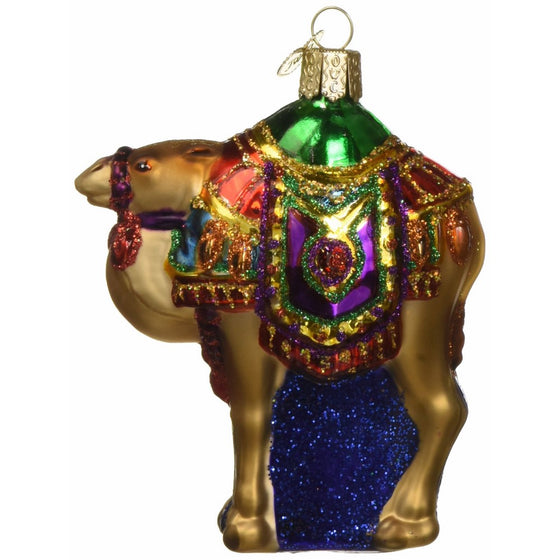 Old World Christmas Magi's Camel Glass Blown Ornament