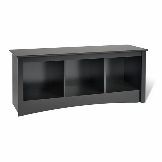 Prepac Sonoma 3-Cubbie Bench, Black