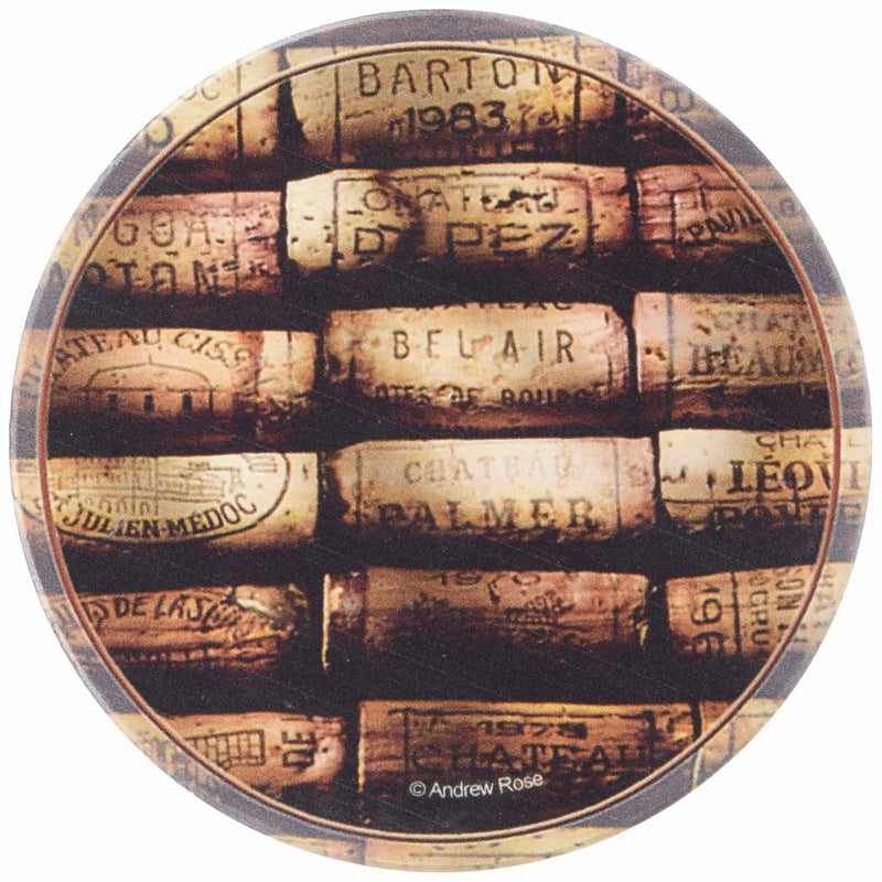 Thirstystone Stoneware Coaster Set, Wine Corks