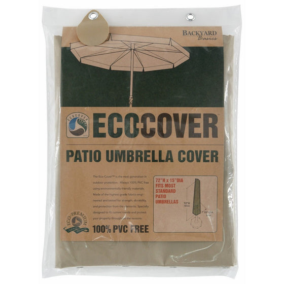 Mr. Bar-B-Q Backyard Basics Eco-Cover PVC Free Premium Patio Umbrella Cover