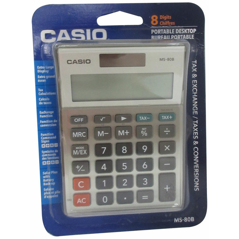 Casio MS-80B Standard Function Desktop Calculator