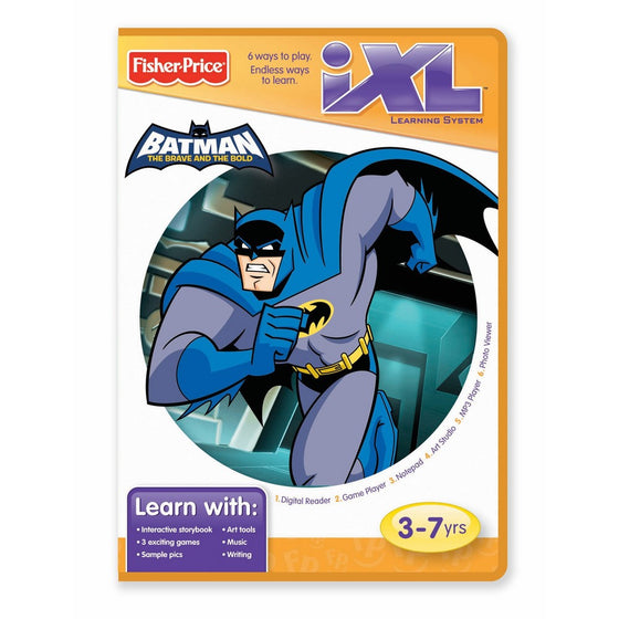 Fisher-Price iXL Learning System Software Batman: The Brave and The Bold