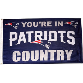 NFL New England Patriots 3-by-5 Foot "In Country" Flag