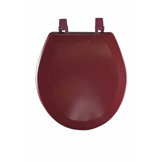 Achim Home Furnishings TOWDSTBU04 17-Inch Fantasia Standard Toilet Seat, Wood Burgundy