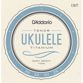 D'Addario EJ87T Titanium Ukulele Strings, Tenor