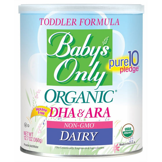 Baby's Only Organic Dairy with DHA & ARA Formula, 12.7 Ounce