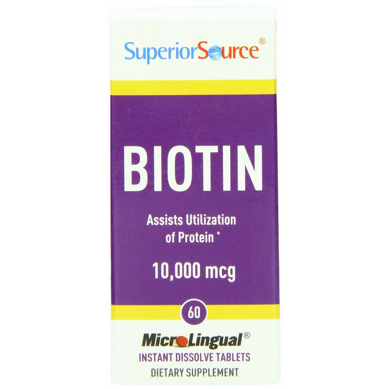 Superior Source Biotin, 10,000 mcg, 60 Count