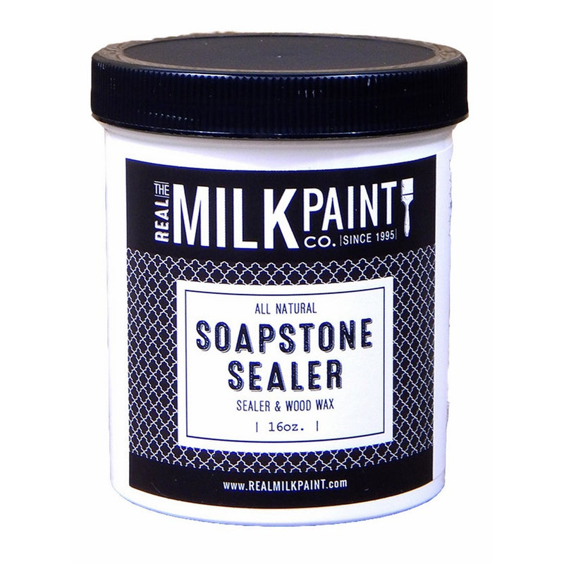 Real Milk Paint Soapstone Sealer and Wood Wax - 16 oz.