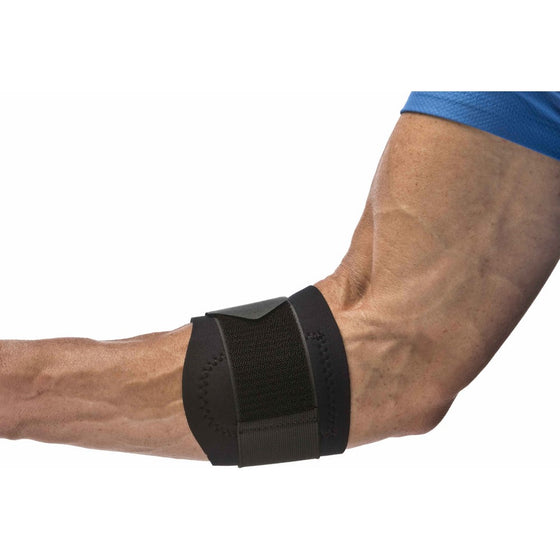 Cho-Pat Golfer's Elbow Support - Provides Forearm Support, Stabilizes Muscles, Alleviates Pain - Developed in Cooperation w/ MAYO CLINIC - Medium (9.5"-11")