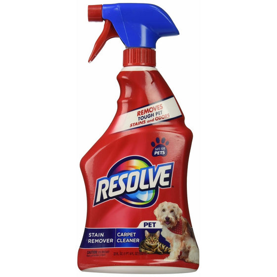 Resolve Pet Expert Carpet & Upholstery Cleaner - Removes Stains and Odors, 22 oz