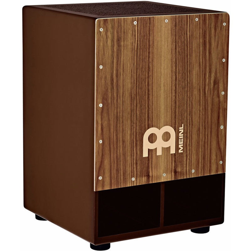 Meinl Percussion SUBCAJ5WN Jumbo Bass Subwoofer Cajon with Internal Snares, Walnut (VIDEO)