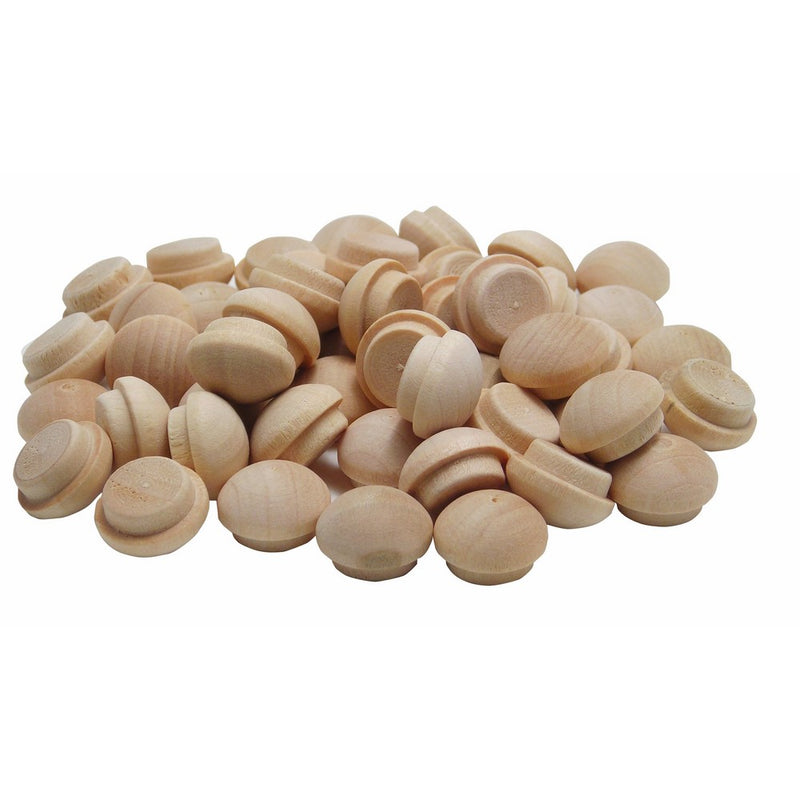 General Tools 312012 1/2-Inch Button Plugs, Hardwood, 50-Pack