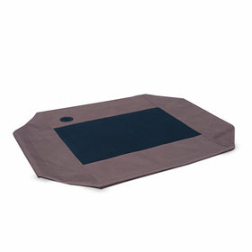 K&H Pet Products Original Pet Cot Replacement Cover Medium Chocolate/Mesh 25" x 32"
