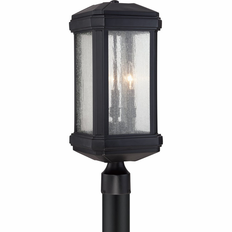 Quoizel TML9008K 3-Light Trumbull Outdoor Lantern in Mystic Black