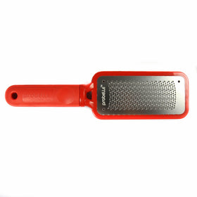 Probelle Metal Foot File Pedicure Rasp, Red, Full Size