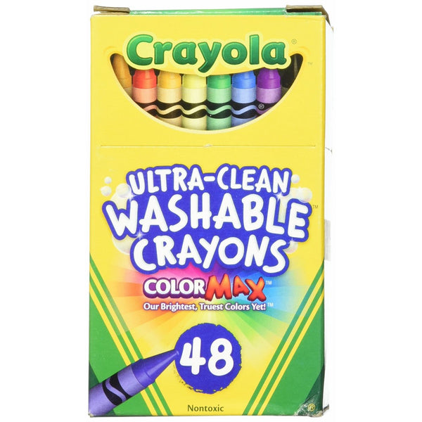 Crayola Ultra Clean Washable Crayons (1-Pack of 48)