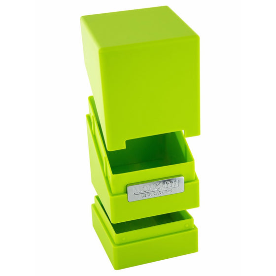 Monolith Deck Case 100 Standard Size Light Green Card Game