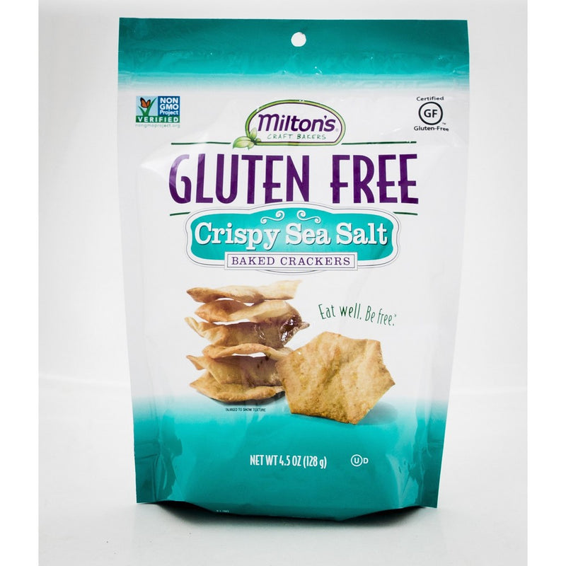 Milton's Gluten Free Crispy Sea Salt Baked Crackers, 1.2 Pound