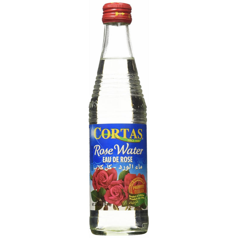 Cortas Rose Water, 10 Oz, Product of Lebanon