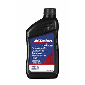 ACDelco 10-9243 Professional Dexron VI Full Synthetic Automatic Transmission Fluid - 1 qt