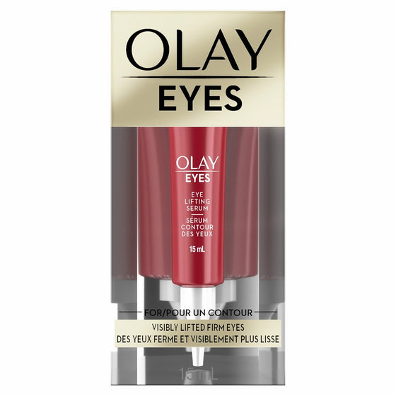 Olay, Eye Lifting Serum by Olay for Under Eye Bags and dark circles with Amino-Peptide and Vitamin Complex, 0.5 Fl Oz Packaging may Vary