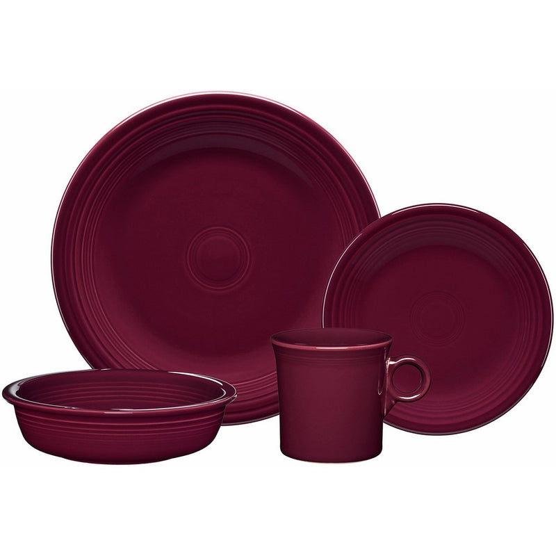 Fiesta 4 Piece Place Setting, Claret