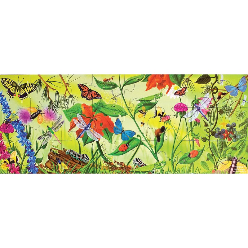 Melissa & Doug Bugs Jumbo Jigsaw Floor Puzzle (24 pcs, 4 feet long)