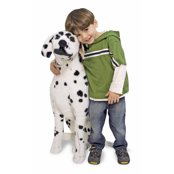 Melissa & Doug Giant Dalmatian - Lifelike Stuffed Animal Dog (over 2 feet tall)