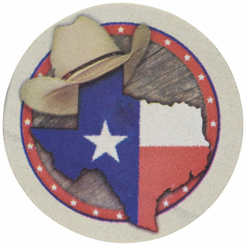 Thirstystone Stoneware Texas Coaster, Multicolor