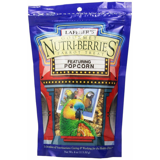 Lafeber's Popcorn Nutri-Berries for Parrots 4 oz bag