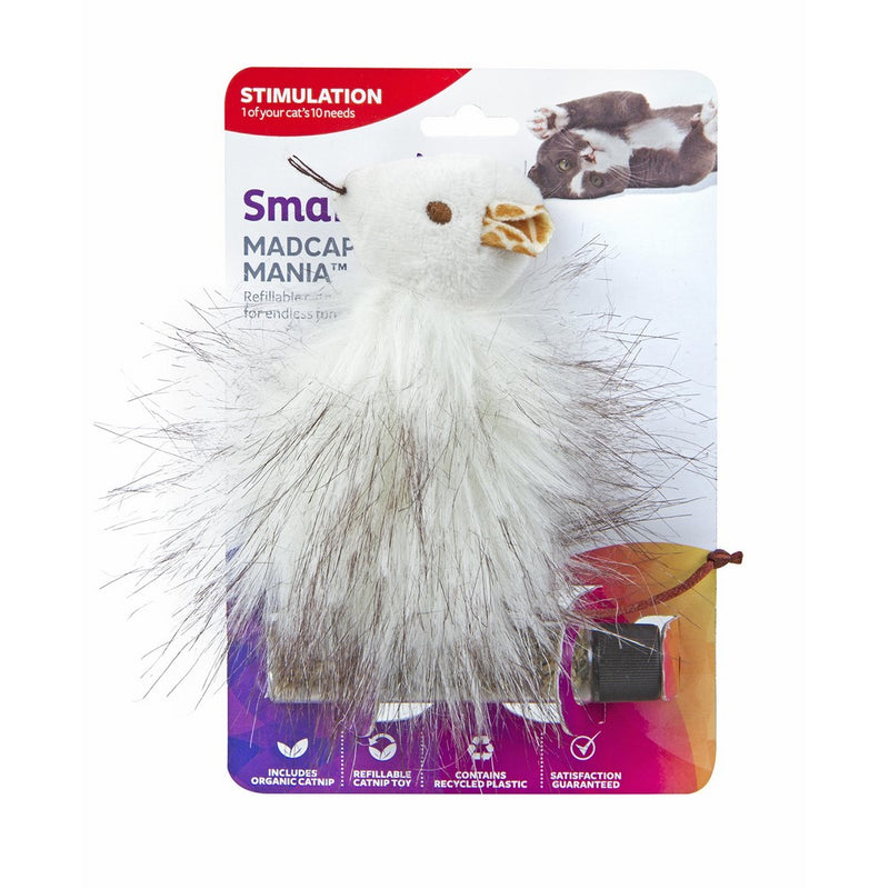 SmartyKat Madcap Mouse Cat Toy Refillable Catnip Toy
