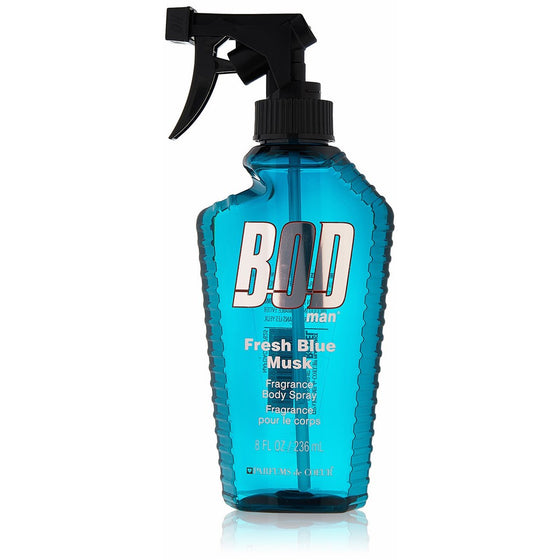 BOD Man Fresh Blue Musk Body Spray 8 Ounces