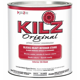 KILZ Original Multi-Surface Stain Blocking Interior Oil-Based Primer/Sealer, White, 1 Quart