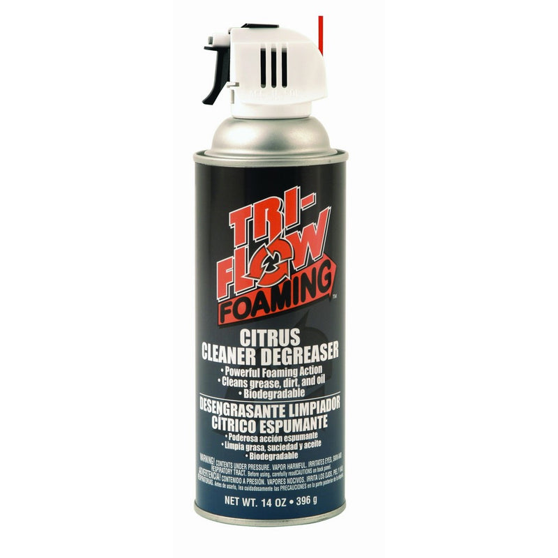 Tri-Flow TFF230000 Foaming Citrus Cleaner/Degreaser - 14 oz. Aerosol
