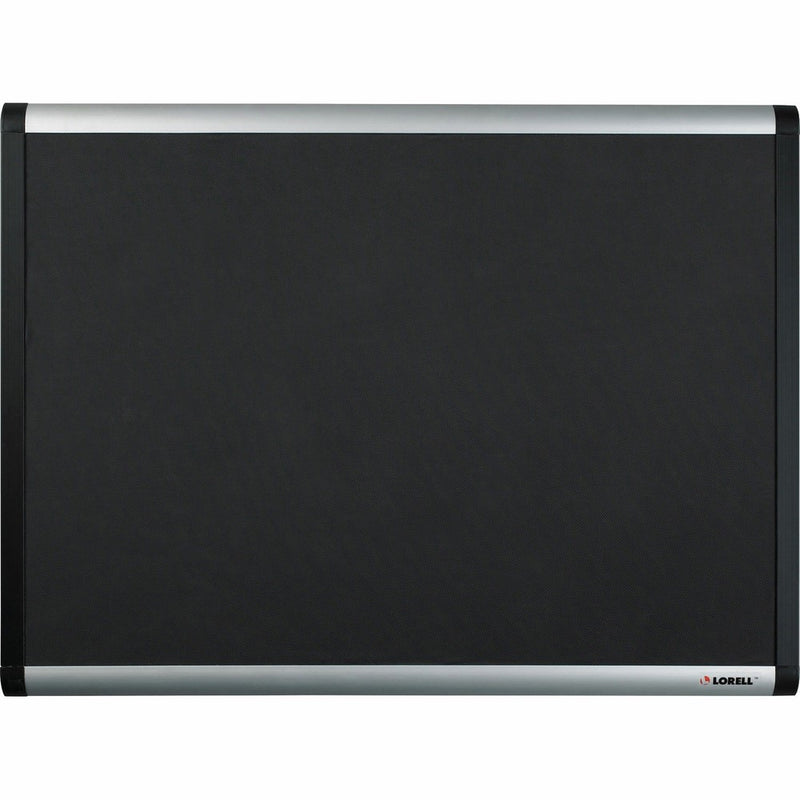 Lorell Bulletin Board, Mesh Fabric with Hardware, 3 by 4-Feet, Black