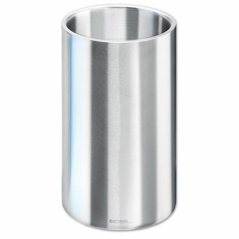 Isosteel VA-9568 Wine Cooler- Ice Bucket Double Wall 18/8 Stainless Steel with Matt Brushed Surface - BPA free