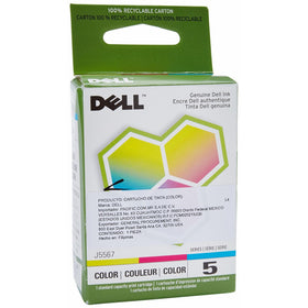 Dell Computer J5567 5 Standard Capacity Color Ink Cartridge for 922/924/942/944/946/962/964