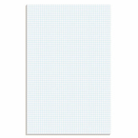 Ampad Quadrille Double Sided Pad, 11 x 17, White, 4x4 Quad Rule, 50 Sheets, 1 Pad (22-037)