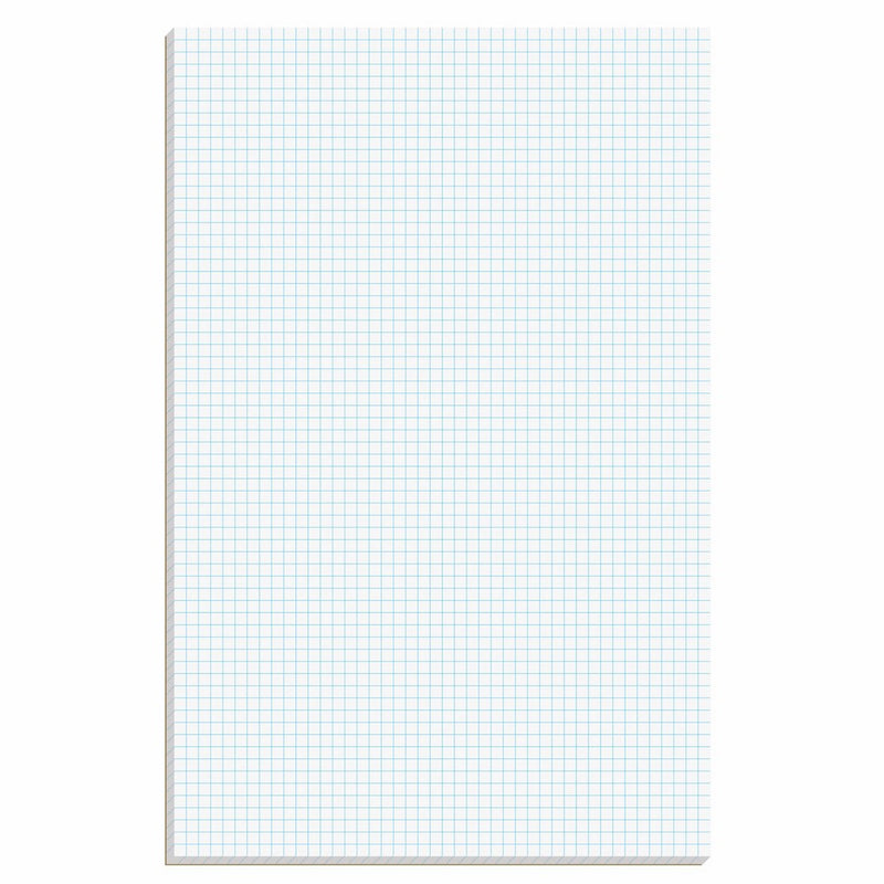 Ampad Quadrille Double Sided Pad, 11 x 17, White, 4x4 Quad Rule, 50 Sheets, 1 Pad (22-037)