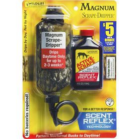 Wildlife Research 385 Magnum Dripper Active-Scrape Combo, 4 Fluid Ounces
