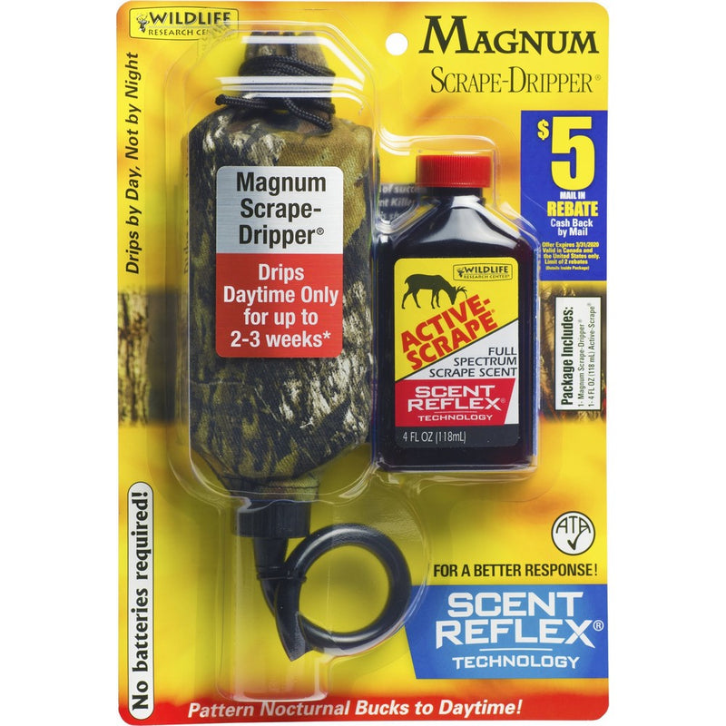 Wildlife Research 385 Magnum Dripper Active-Scrape Combo, 4 Fluid Ounces